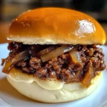 French Onion Beef Sloppy Joes