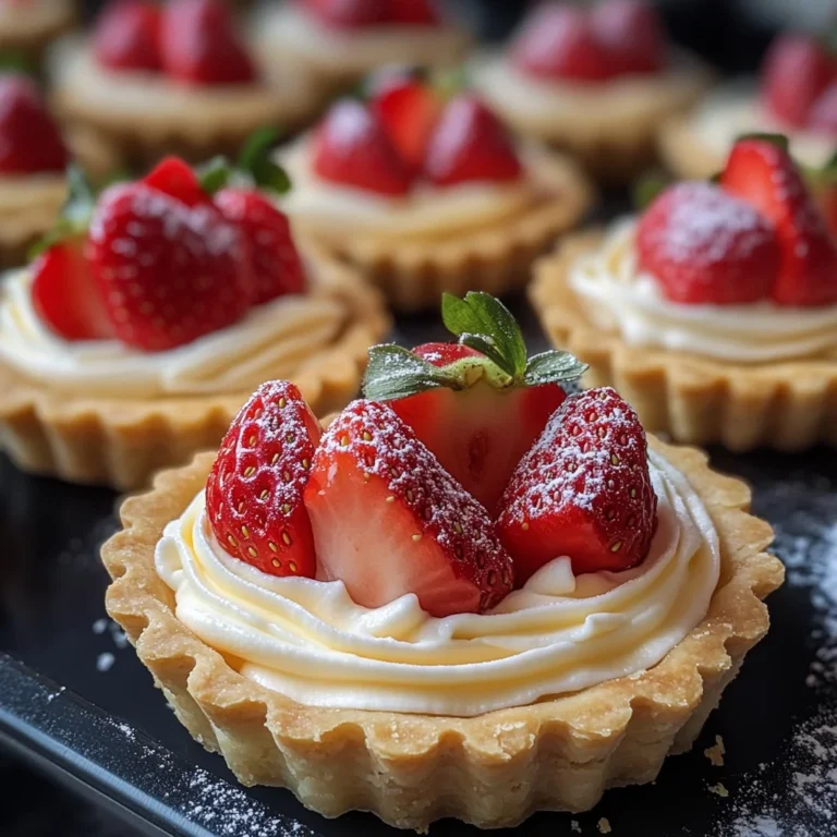 Fresh and Delicious Strawberry Tartlets Recipe