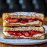 Fried Strawberry Cheesecake Sandwiches