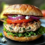 Greek Chicken Burgers