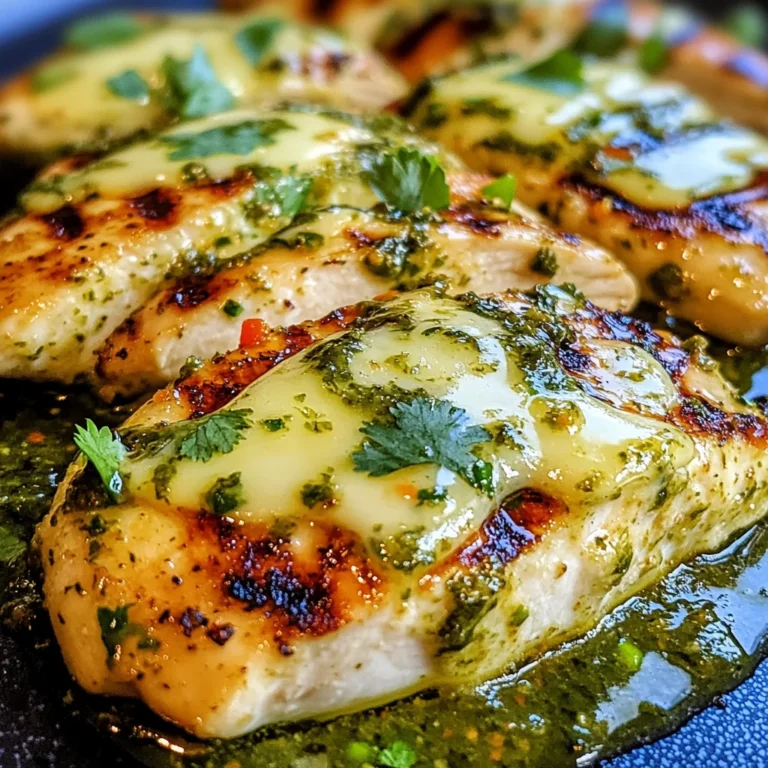 Grilled Salsa Verde Pepper Jack Chicken