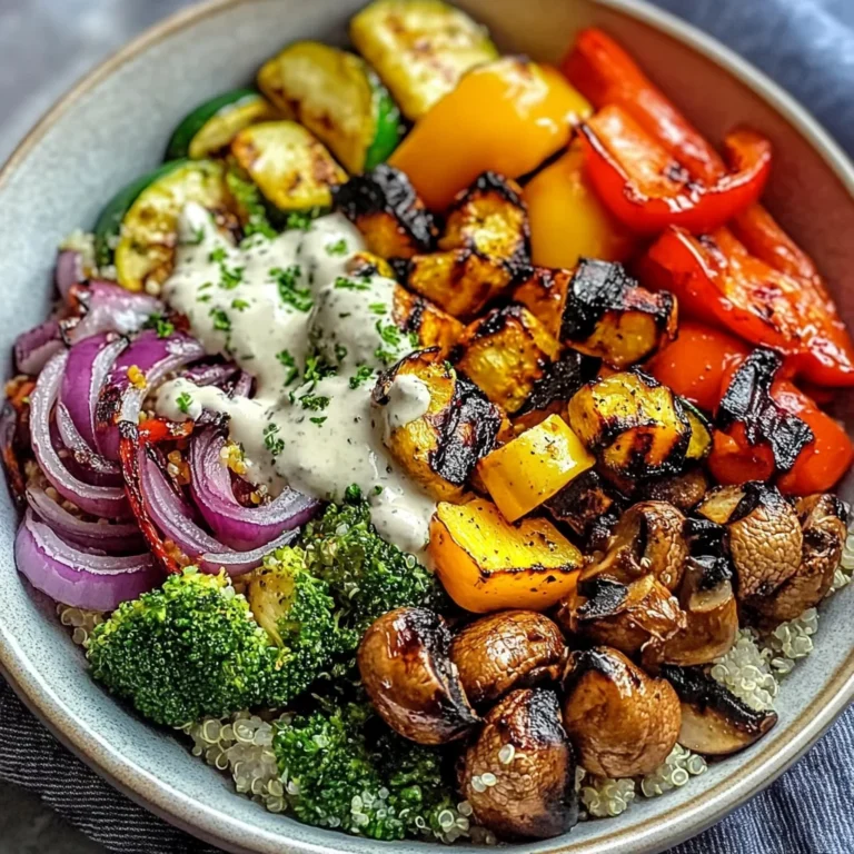 Grilled Veggie Bowl with Quinoa