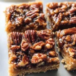 Healthy Gluten-Free Pecan Pie Bars