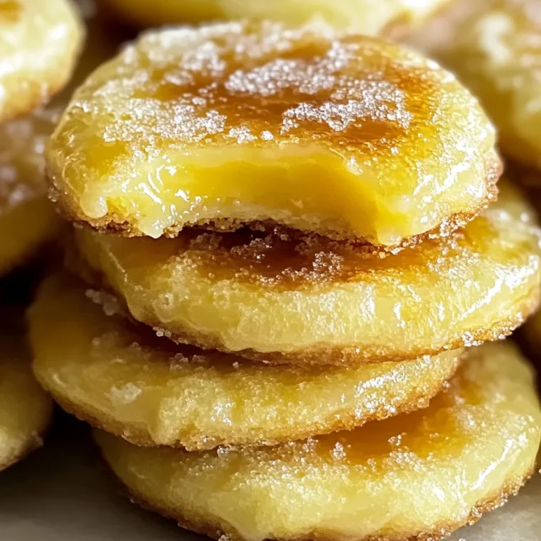 Lemon Curd Crème Brûlée Cookies - Tangy & Sweet Treat