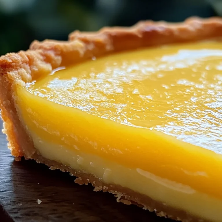 Lemon Custard Tart