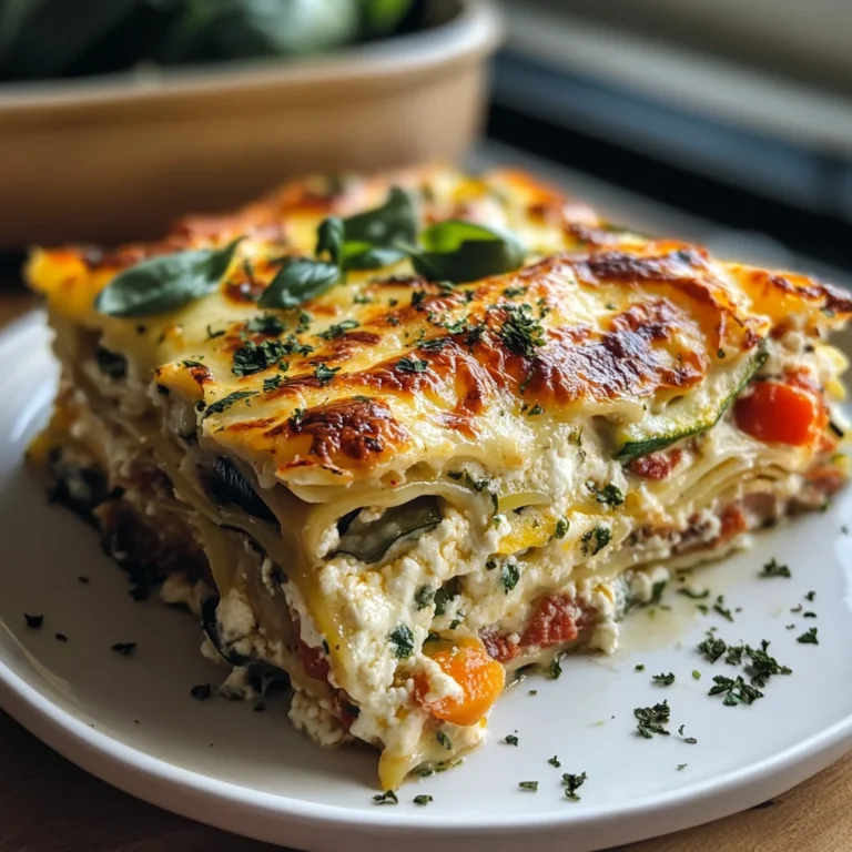 Loaded Veggie White Lasagna