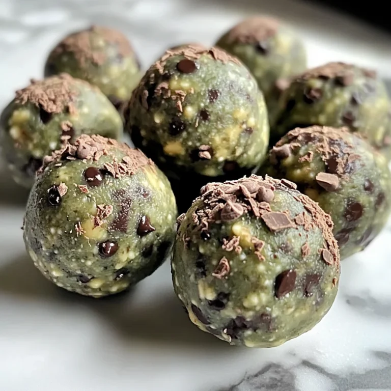 Mint Chocolate Chip Protein Balls