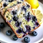 Moist Blueberry Zucchini Bread with a Lemon Glaze - Alrightwithme