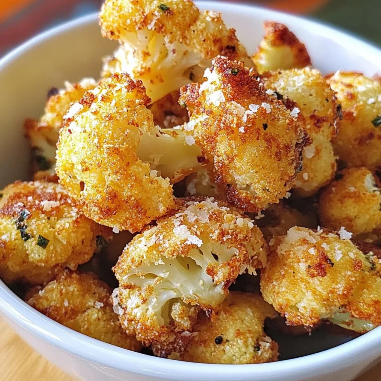 Parmesan Cauliflower Bites - Just 5 Ingredients