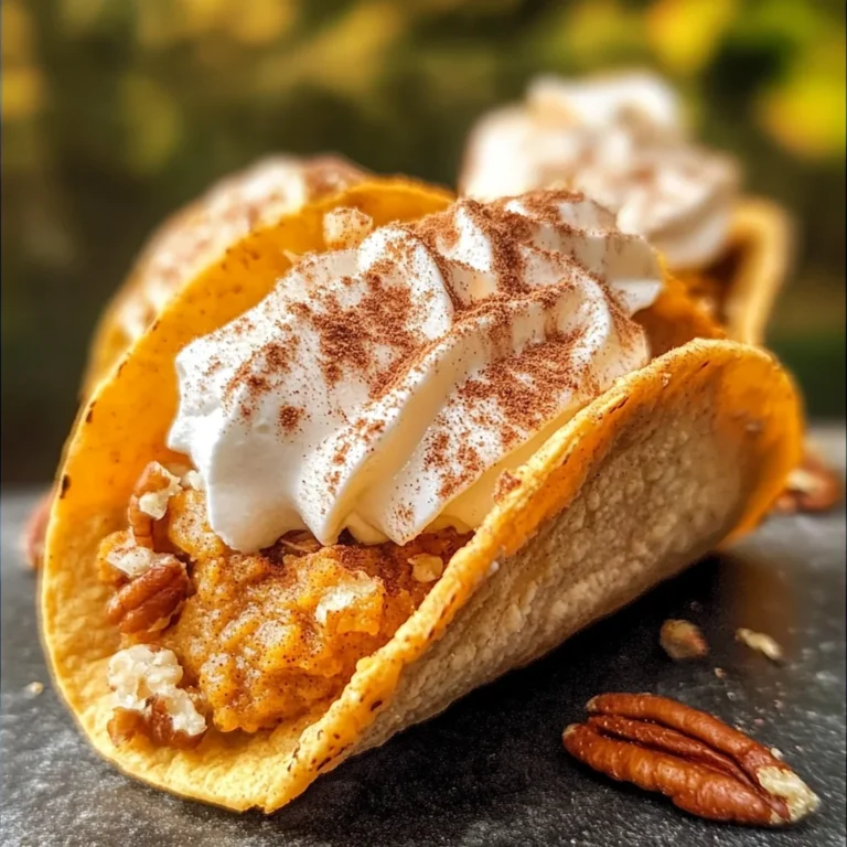 Pumpkin Pie Tacos