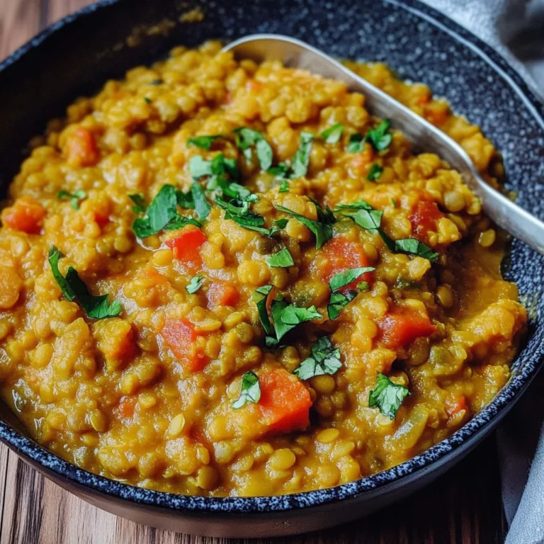 Red Lentil Dahl