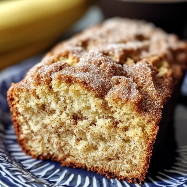 Snickerdoodle Banana Bread Recipe