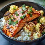 Sriracha Honey Salmon Bowls