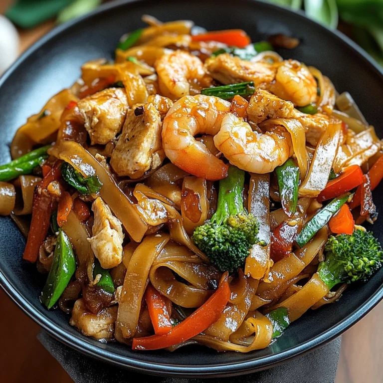 Street Style Thai Drunken Noodles