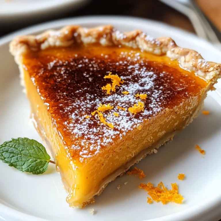 Tasty Pumpkin Pie Brulee with Bourbon Vanilla