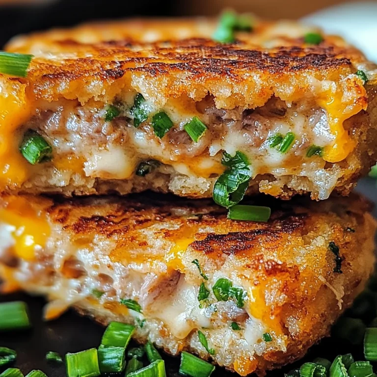 Tuna Melt Patties Recipe