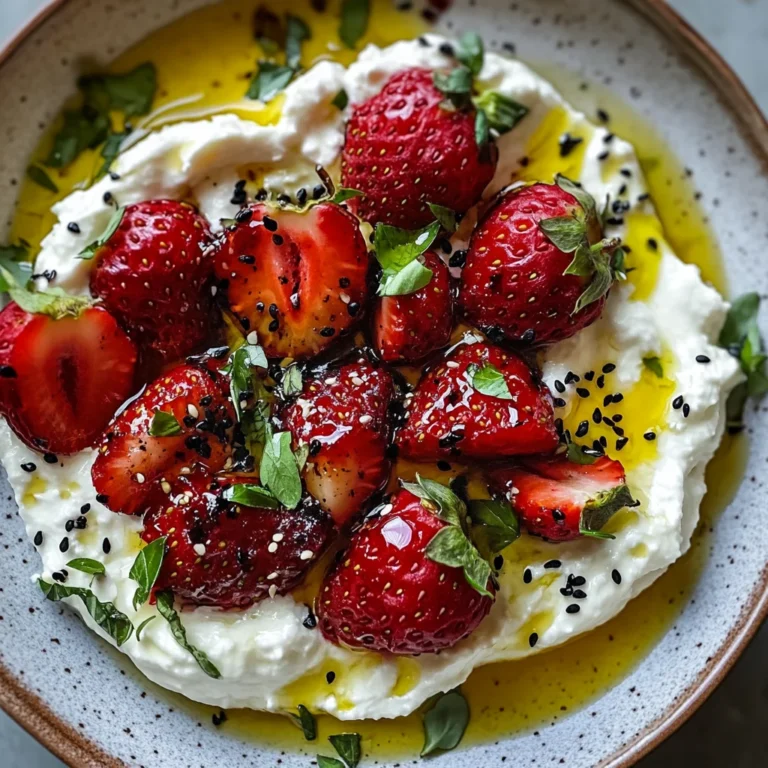 Whipped Feta with Roasted Strawberries: A Flavorful Delight You Can’t Resist