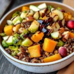 Wild Rice Harvest Bowls with Fig Balsamic Vinaigrette