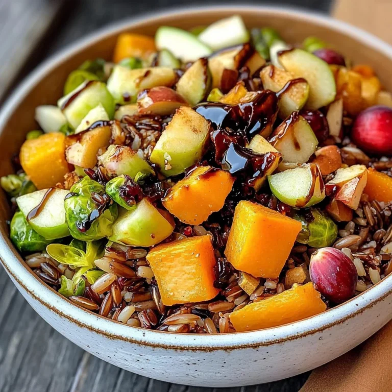 Wild Rice Harvest Bowls with Fig Balsamic Vinaigrette